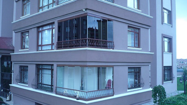 eşiksiz cam balkon